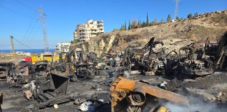 الحجار تفقد مع حيدر مكان الغارات على المصيلح: الجيش عنوان السيادة والصمود الوطني