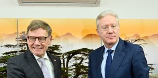 رجّي يستقبل نظيره الالماني: الحل الدبلوماسي هو الكفيل بتحقيق الاستقرار جنوبًا