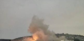 (بالصورة)عملية تفجير منتصف الليل في ميس الجبل