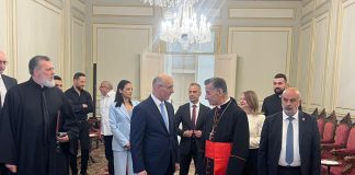 بالصور – الراعي يستقبل وزير الداخلية