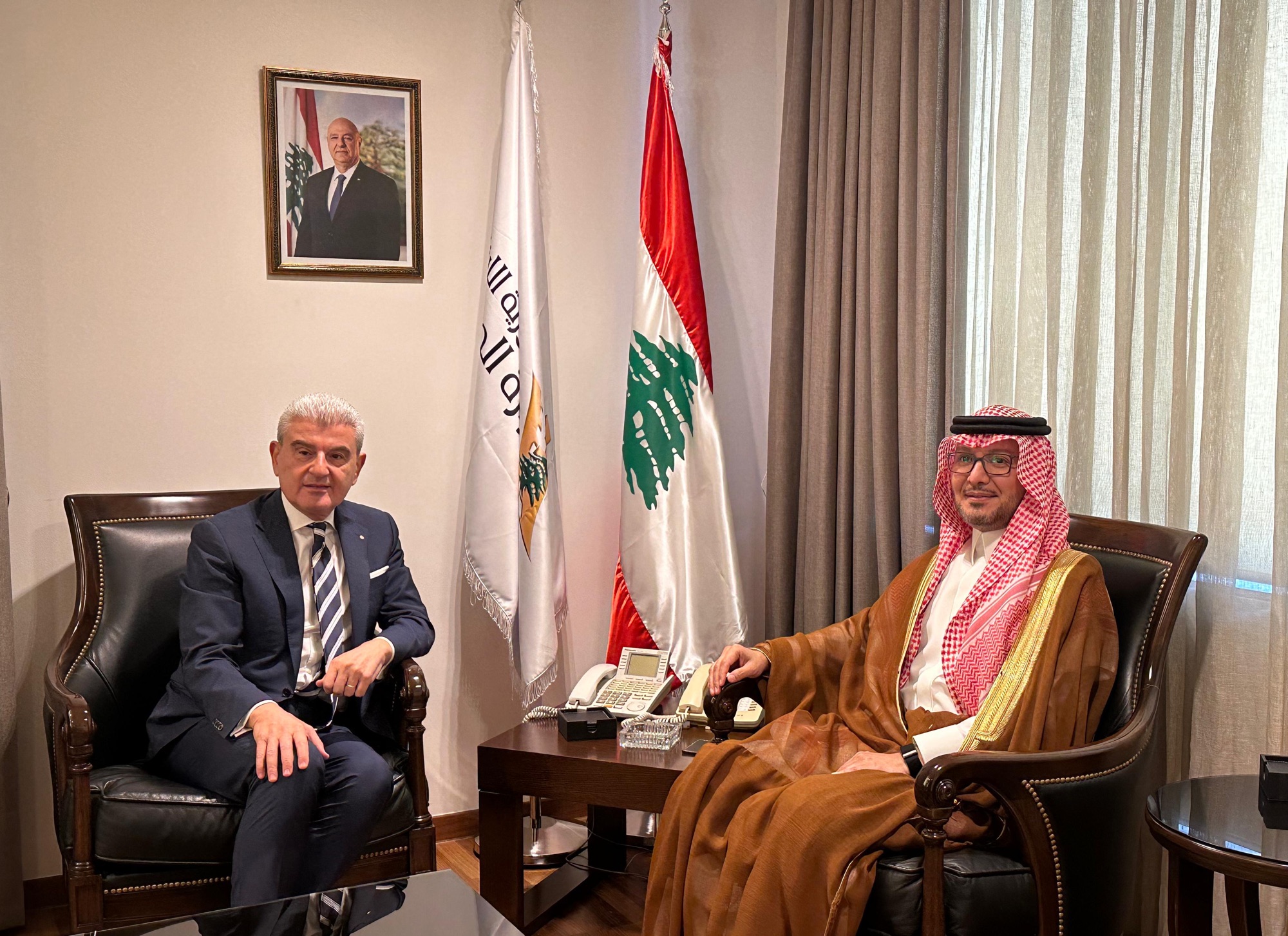 تمكين علاقات لبنان الأخوية مع السعودية بين عيسى الخوري وبخاري