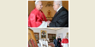 البابا استقبل محمود عباس وبيان مشترك دعا إلى ضرورة العمل على إغاثة السكان المدنيين في غزة