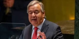 داعيا إسرائيل لوقف التحليقات فوق لبنان فوراً… غوتيريش: لحصر السلاح بيد الدولة اللبنانية فقط