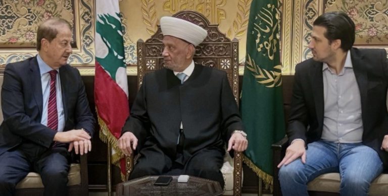 *مفتي الجمهورية يلتقي طلال وطارق المرعي: دعوة للوحدة وتنفيذ اتفاق الطائف لإنقاذ لبنان*