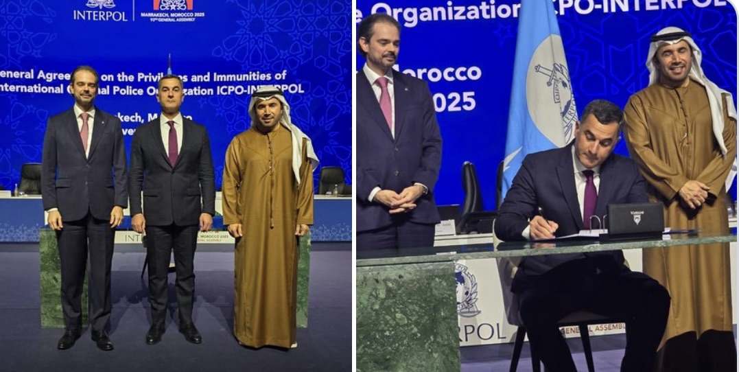 *اللواء عبدالله يوقّع اتفاق الامتيازات والحصانات مع الإنتربول*