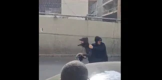 بالفيديو- “تشليح” مسلّح قرب جسر المطار