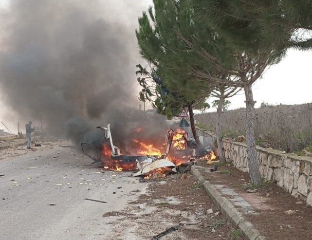 *ارتقاء شهيد’ جراء الغارة التي استهدفت رابيد على طريق مركبا- العديسة*