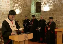 الراعي زار دير المخلص في غوسطا : يستحيل بناء سلام داخل جماعة إن لم يبدأ من قلب كل واحد منا