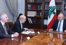 الرئيس عون استقبل لودريان… وهذا ما جرى بحثه