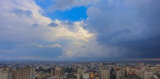 منخفض جوي ضعيف اليوم والحرارة الى انخفاض…