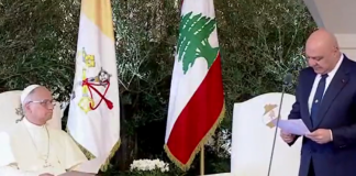 البابا لاوون الرابع عشر يختتم زيارته التاريخية للبنان برسالة سلام ودعوة لوقف الأعمال العدائية: الأسلحة تقتل أمّا التفاوض والوساطة والحوارُ فتَبنيالرئيس عون: شعبنا مؤمن قرر الصمودَ بالمحبةِ والسلامِ والحق