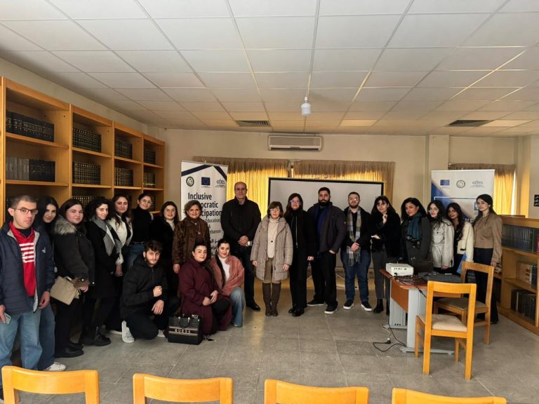 مشروع المشاركة الديمقراطية الشاملة يحطّ   رحاله  في الجامعة اللبنانية : جلسة تعليمية حول أهمية المشاركة في الانتخابات
