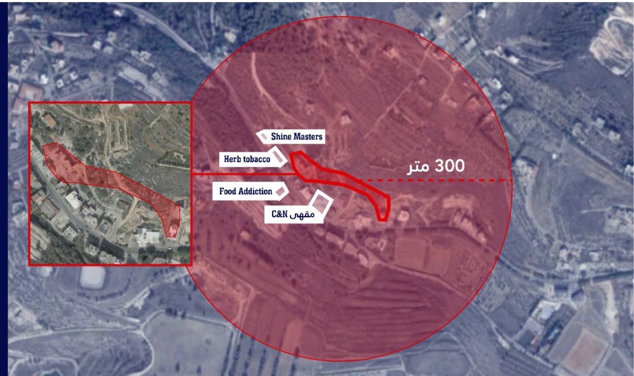 *الوكالة الوطنية: المكان المهدد في كفرحتى هو مجمع سكني كبير يضم ما لا يقل عن ١٠ مبان*