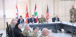 قائد الجيش: التزامنا بحماية الحدود نهائي.. وسفراء بريطانيا واميركا وكندا: نؤكد دعمنا للقوات المسلحة اللبنانية