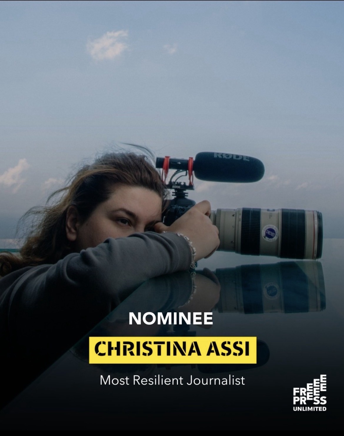 الصحافية الأكثر قدرة على الصمود”: كريستينا عاصي مرشّحة لـ “جوائز الصحافة الحرّة”