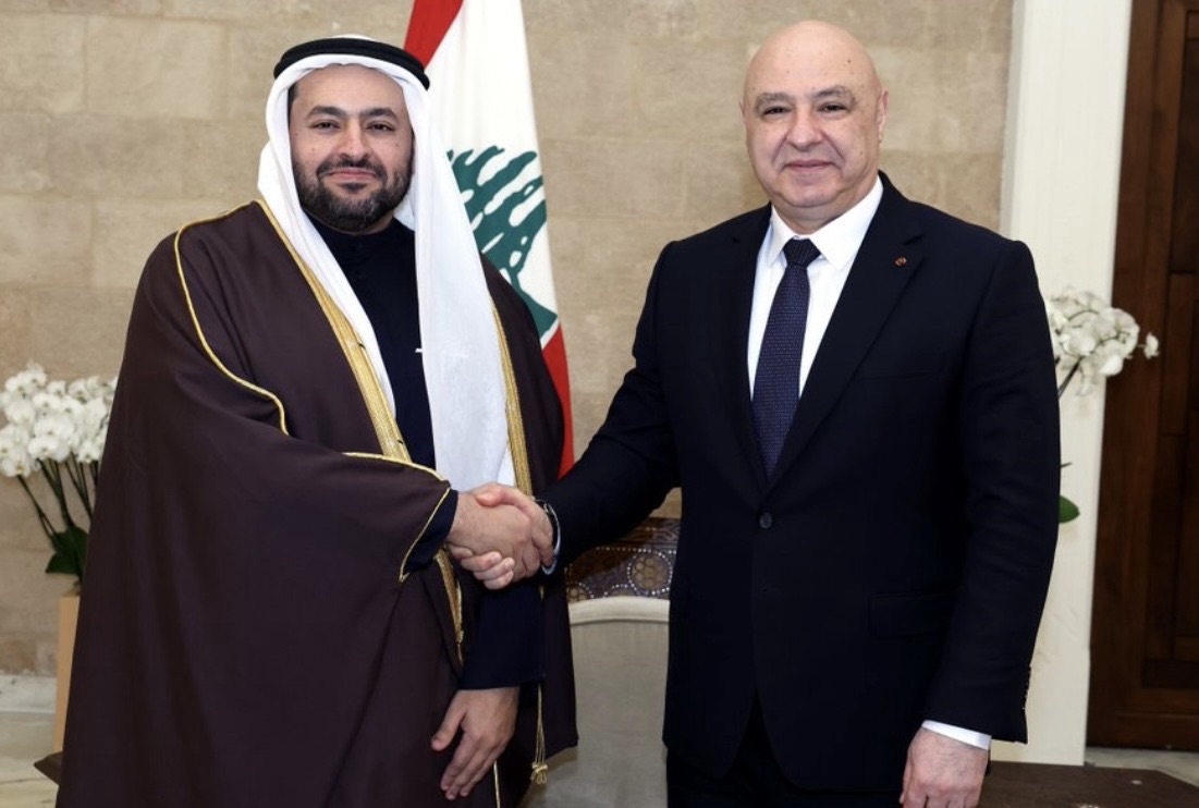 *الرئيس عون يشيد بالدعم القطري ويؤكد ضرورة تعزيز قدرات الجيش اللبناني جنوب الليطاني*