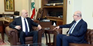 عون يبحث مع حيدر في ملف الضمان وأوضاع المتقاعدين