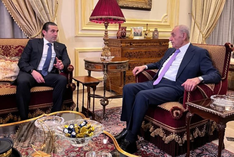 الحريري الى عين التينة بسيارة بري