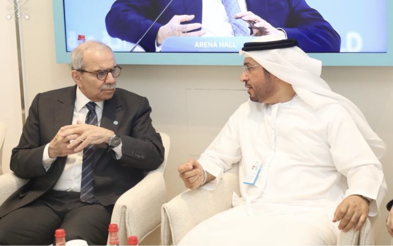 *لقاء بين رئيس الحكومة ونائب رئيس موانئ دبي العالمية على هامش قمة الحكومات العالمية*