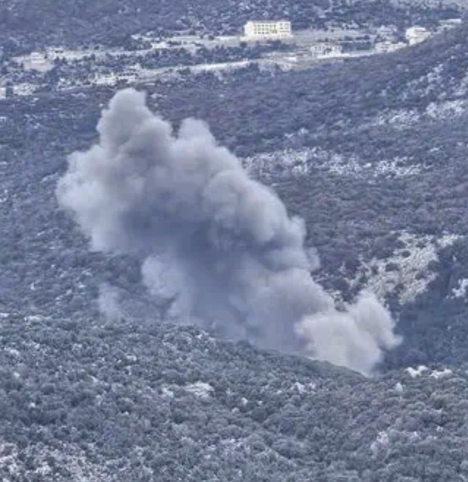 *غارة إسرائيلية’ على الوازعية قرب خلة خازم في جبل الريحان*