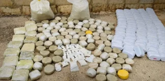 إحباط تهريب 15 ألف حبة مخدرة و500 كف حشيش في يبرود على الحدود السورية–اللبنانية