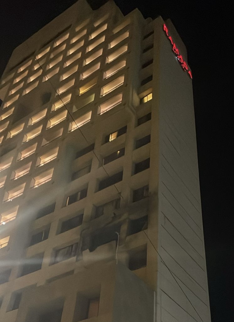 *الصورة: من اوتيل رمادا في منطقة الروشة*