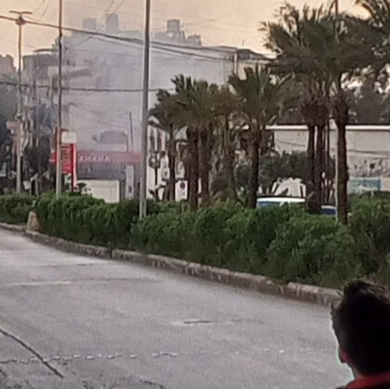 *بالصورة: مسيرة استهدفت محطة الأمانة في الجناح*