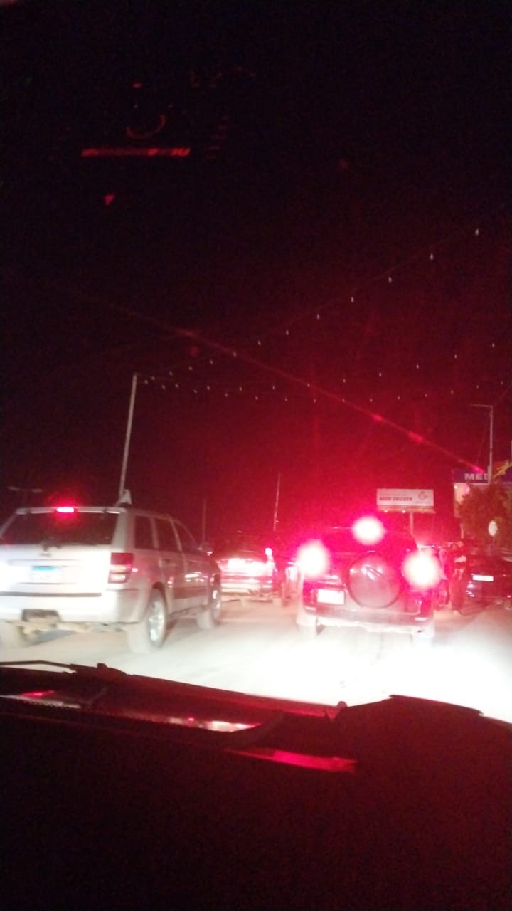 بالصورة – زحمة سير خانقة على طريق المطار