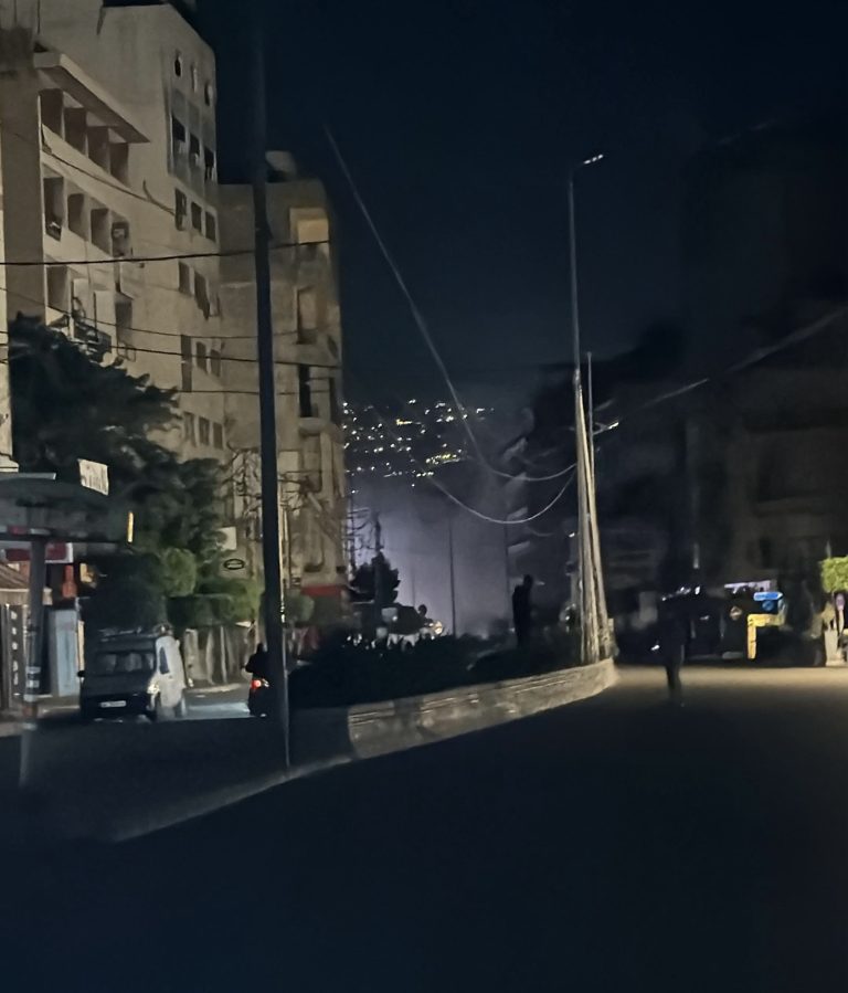 *بالصورة؛غارة تستهدف المبنى المهدد في الضاحية الجنوبية_الغبيري*