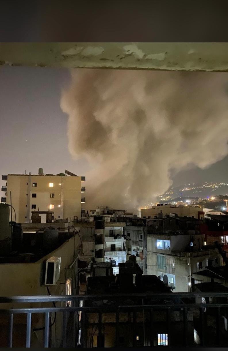 *الغارتان استهدفتا محيط السان تيريز والليلكي*