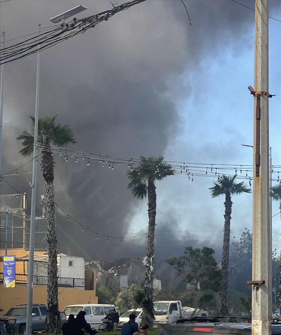 *الغارة بجانب محطة الأيتام مقابل مستشفى الرسول’*