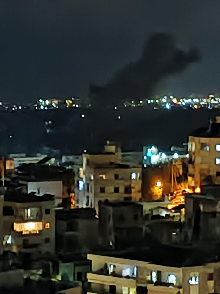 *غارة على الضاحية استهدفت اوتستراد السيد هادي قرب محطة الكهرباء*