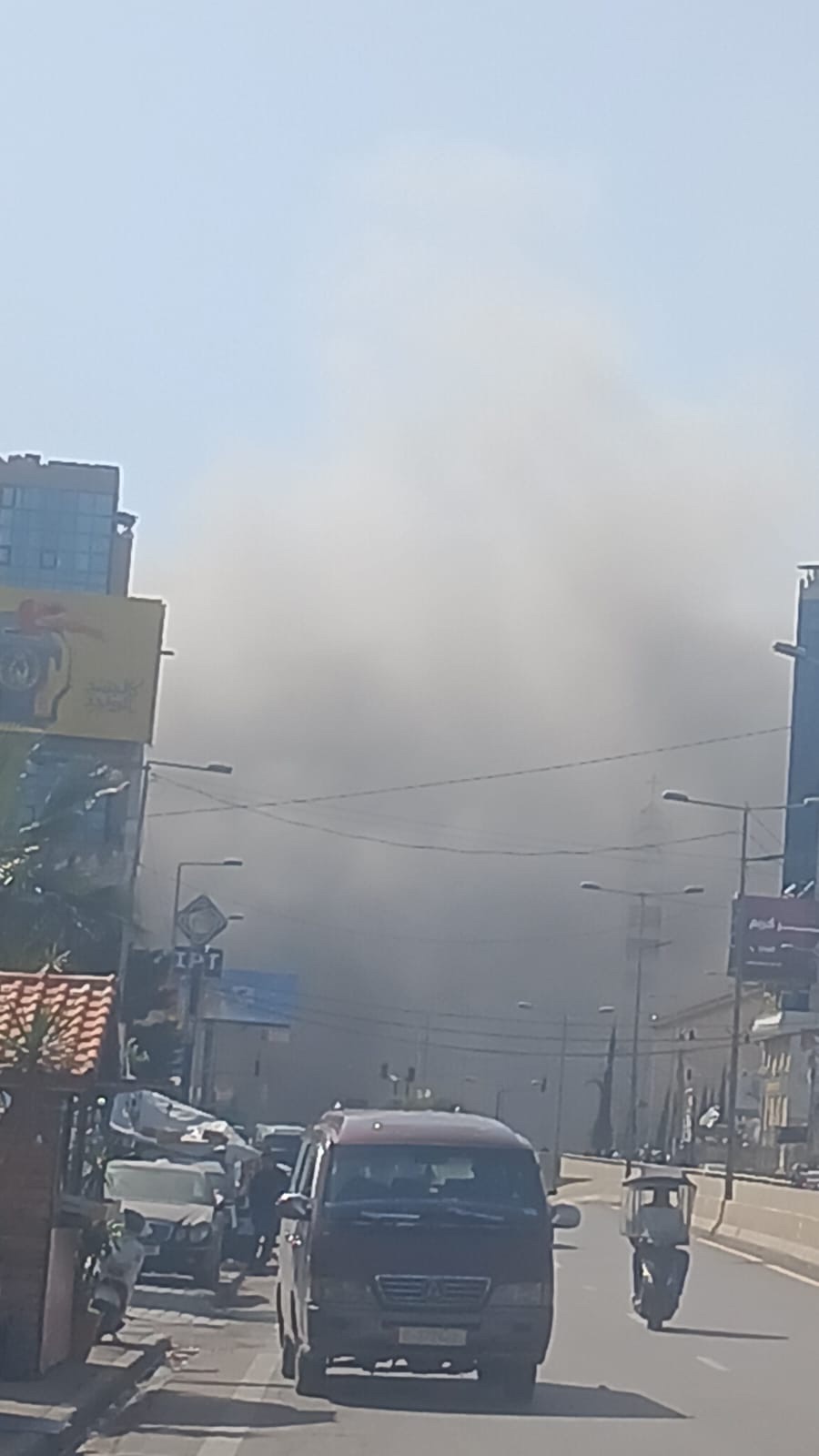 *الغارة السابعة على الضاحية اليوم والأخيرة استهدفت حي ماضي خلف صيدلية مازن – محيط المشرفية*