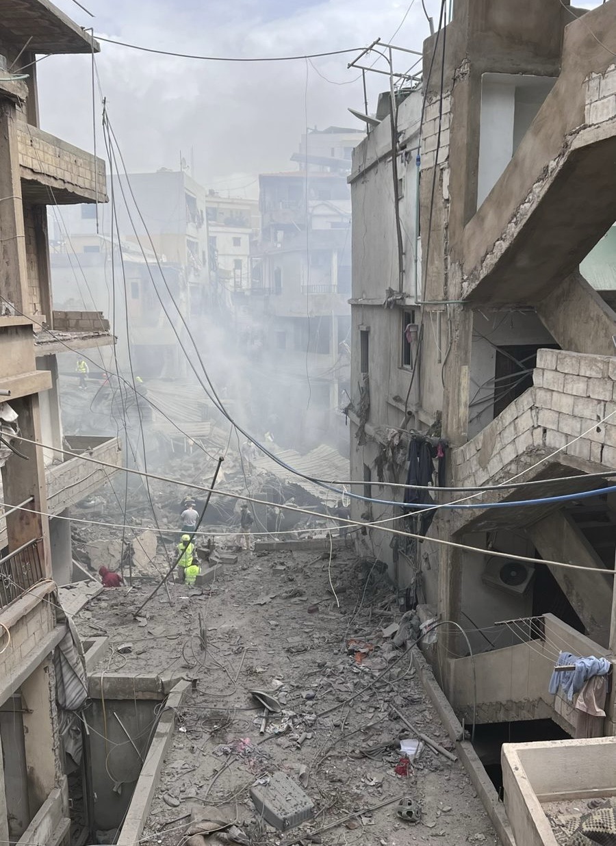 *مصدر طبي للجزيرة : ٢٠ مصابا في حصيلة أولية للغارة الإسرائيلية’ على منطقة الجناح في محيط بيروت*