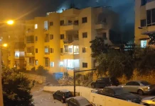 الحرب على لبنان: استهداف شقة بالمشروع الماروني في عين سعادة