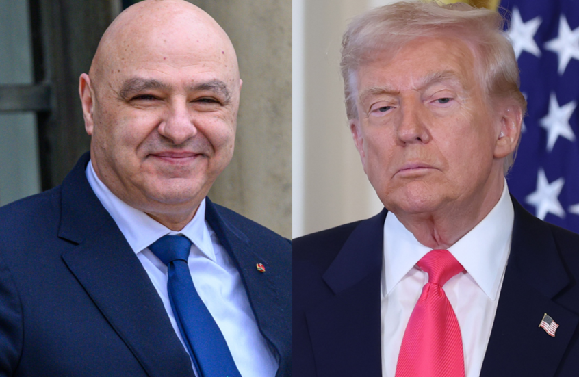 اتصال هاتفي بين الرئيسين عون وترامب