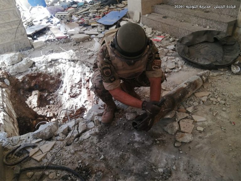 *الجيش يفكّك قنبلة غير منفجرة في الضاحية الجنوبية ويشدّد على اتخاذ أقصى درجات الحذر*