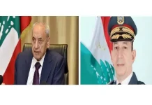 الرئيس بري اجرى اتصالا بقائد الجيش معزيا بالشهداء : جريمة اليوم ابدا ليست خطأً أو شبهة ، كما تحاول إسرائيل تبرير جريمتها